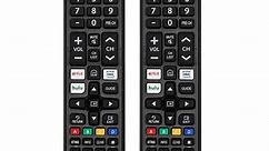 (Pack of 2) Newest Universal Remote Control for All Samsung TV Remote, Replacement Compatible with All Samsung LED LCD HDTV 3D Smart TVs Models
