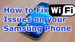How to Fix Android Wifi Problems - Samsung Galaxy S4 - All Samsung phones [HD]