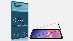 TOCOL Samsung Galaxy S10 & S10 Plus glass screen protector installation vedio