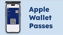 005 - Apple Wallet Passes End-to-End Implementation - Swift IOS & NodeJS