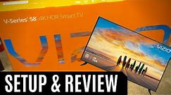 Setup & Review of the VIZIO V-Series Flat Screen TV 50" 55" 60"