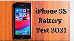 iPhone 5S Battery Test 2021 | iPhone 5s battery drain test iOS 12