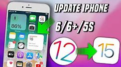 how to update ios 15 in iphone 6 ||how to update ios 15 in iphone 6 plus || update ios 15 on ios 12
