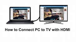 How to Connect PC to TV with HDMI In Few Easy Steps