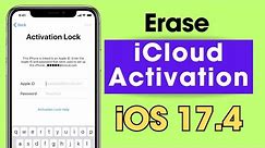 iOS 17.4 ✅Erase iCloud Activation Lock Without Computer | iPhone Locked To Owner How To Unlock🔓