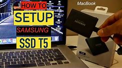 Samsung SSD T5 Setup MacBook
