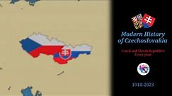 Modern History of Czechoslovakia/Czech and Slovak Republics: Every year (1918-2023)