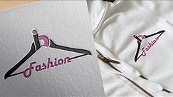 IB Fashion Logo Design | Hanger vector logo Ideas | Graphic Design | 2020 best logo