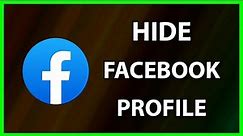 How to hide your facebook profile from public | make Facebook account Private (2023)