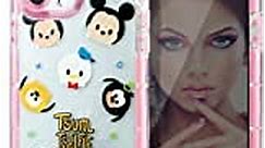 Threesee for iPhone 14 Pro Max Minnie Mickey Mouse Cute Cartoon Case,Luminous Noctilucent Night Glow in Dark Case with Silicone Bracelet Kawaii Phone Case for iPhone 14 Pro Max 6.7 inch,Mouse Pink