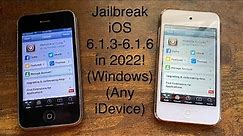 iOS 6.1.3-6.1.6 Jailbreak Tutorial (Windows) (Working in 2024)