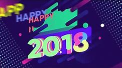 Happy New Years 2018 Motion Graphics