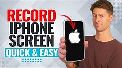 How To Screen Record On iPhone (Best Screen Recorder For iPhone!)