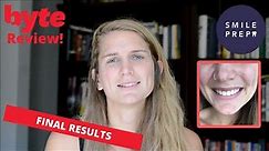 Final results w/ Byte at-Night for crooked teeth! | Honest Smiles Review | Byte at Night Reviews