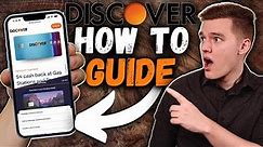 Discover It App Step-by-Step Guide | 10% CASH BACK