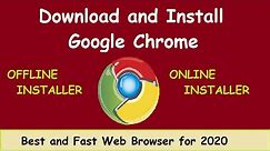 Download and Install google chrome for free |Chrome Web browser
