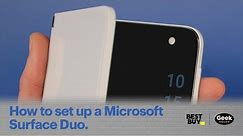 Tech Tips: How to set up a Microsoft Surface Duo.
