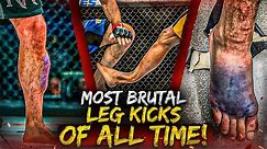 The Most Brutal Leg Kicks You Will Ever See | MMA, Kickboxing & Muay Thai Leg Kick Knockouts