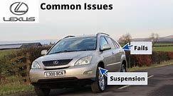 Lexus RX300/ RX 330 common issues