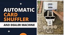 Versatile 2-in-1 Automatic Card Shuffler and Dealer Machine || Efficient Shuffles