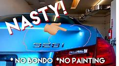 BMW 328i | Paintless dent repair | Vlog 006 inside the dent