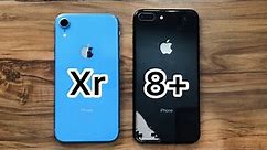 iPhone 8 Plus vs iPhone Xr / iOS 16