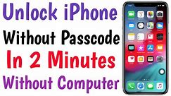 Unlock iPhone Without Passcode | How To Unlock iPhone If Forgot Password Lock