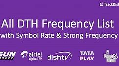 All DTH Satellite Frequency List 2024 - Latest/Updated