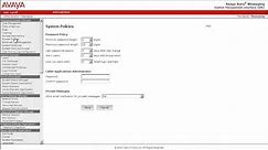 How to Configure Password Policy for Voicemail Users on Avaya Aura Messaging