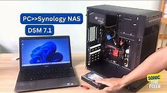 "Transform Your PC into a Synology NAS | DSM 7.1 Guide and Setup"