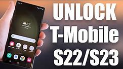 Unlock T-Mobile Samsung Galaxy S22/S22+/S22 Ultra/S23/S23+/S23 Ultra Remotely via USB Permanently