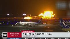 5 dead, hundreds evacuated after fiery plane crash in Tokyo