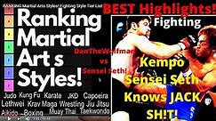 BEST RANKING Martial Arts Styles by ACTUAL EXPERT w/ Fighting Highlights
