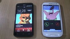 Samsung Galaxy S3 White duos+HTC One X Double incoming call