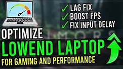 🔧 How to Optimize LOW END Laptop For Gaming & Performance in 2022 BOOST FPS - FIX Lag & Stutters ✅