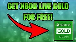 How To Get XBOX LIVE GOLD For FREE! (Xbox Approved Method!)