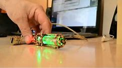 Steampunk flash drive . Motorized " Molecule DNA 32 gb USB 3.0