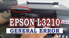 Epson L3210 General Error Blinking