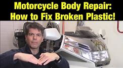 How to repair cracked and broken plastic on your motorcycle bodywork