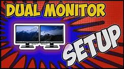 How to setup dual monitor with Laptop using HDMI cable | Dual Monitor Setup 2020