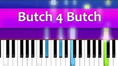 Rio Romeo - Butch 4 Butch (Piano Tutorial)