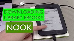 Getting Library eBooks on your Nook - Deerfield Library eTutor