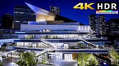 【4K HDR】Tokyo Future City Takeshiba Night Walk 2021