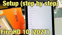 Fire HD 10 Tablet (2021): How to Setup (step by step)