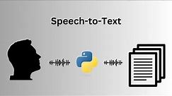Creating a Speech to Text Program with Python