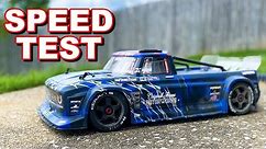 NEW SPEED RECORD!!! How Fast is the Arrma Infraction V2 RC Car Right out of the Box? - TheRcSaylors