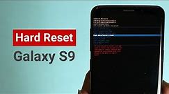 How to Hard Reset Samsung Galaxy S9