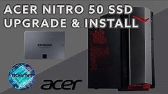 Acer Nitro 50 PC SSD How To Upgrade & Install