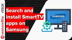 Samsung Smart TV Apps - How to search and download Smart Apps on TV?