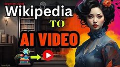 Best AI Video Generator Free | Convert Wikipedia to YouTube Videos With Canva AI